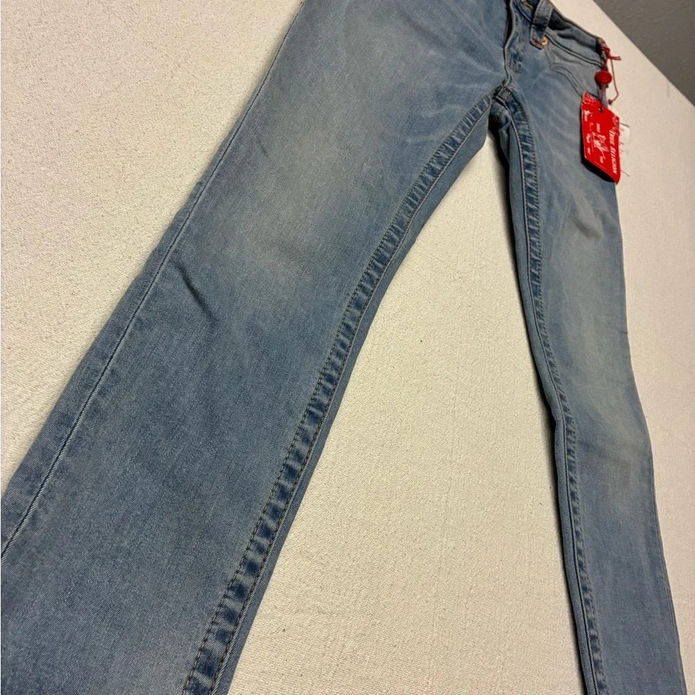 NWT True Religion Women Blue Jeans Size 27 Jennie Curvy Skinny - Picture 13 of 16